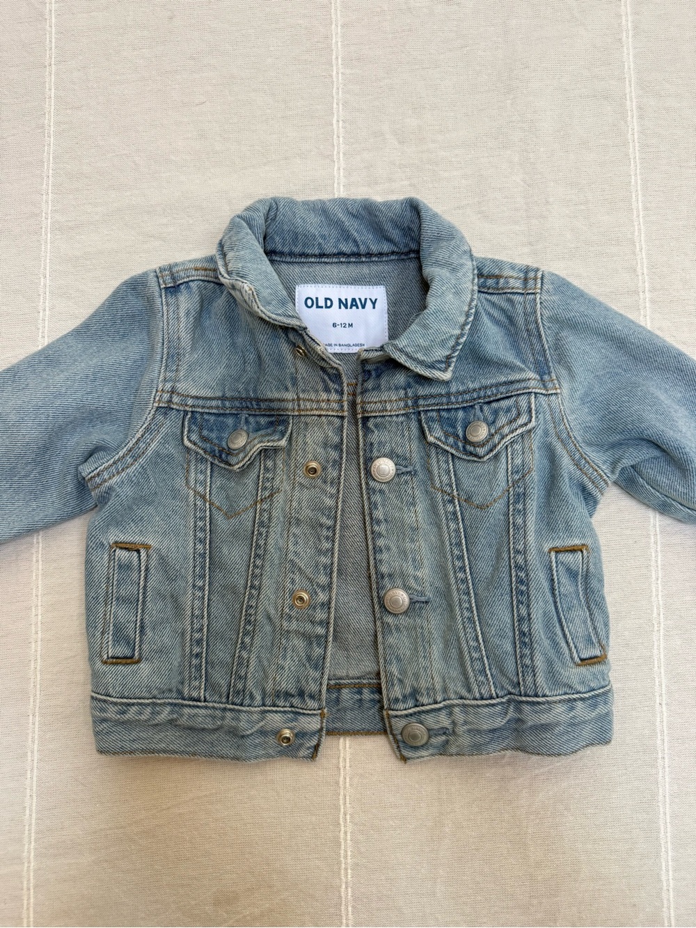 NWOT Old Navy Light Blue Denim Jacket 6-12 months